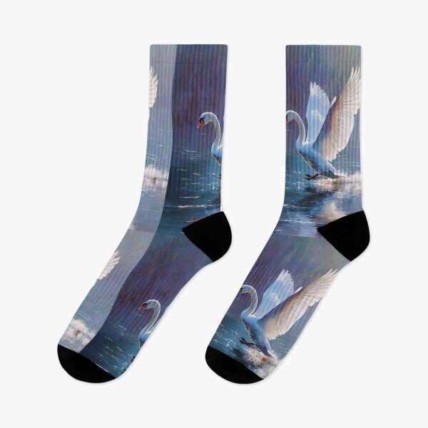 Item preview, A graceful Swan taking off from a calm lake, Birds in Motion designed and sold by CDC40.