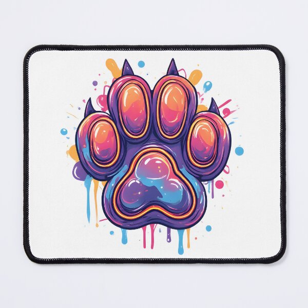 Item preview, Paw Print Graffiti Design designed and sold by DogLoveArt.