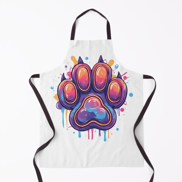 Item preview, Paw Print Graffiti Design designed and sold by DogLoveArt.