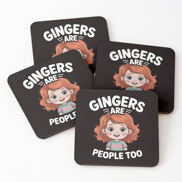 Item preview, Gingers Are People Too – Funny Saying Ginger Humor Redhead Joke designed and sold by Redgiant87x.