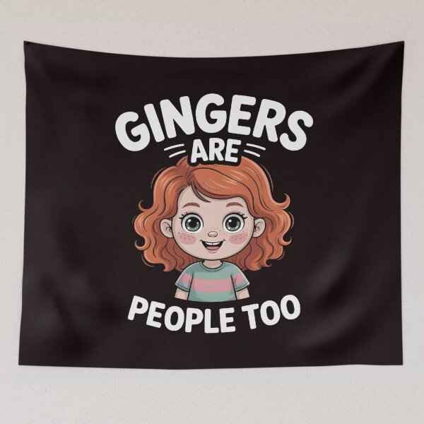 Item preview, Gingers Are People Too – Funny Saying Ginger Humor Redhead Joke designed and sold by Redgiant87x.
