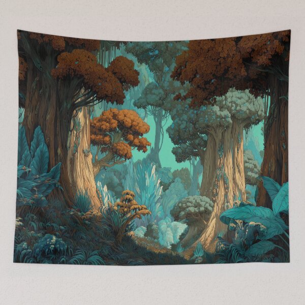 Item preview, Lush Ancient Forest Trees designed and sold by LuminousFoundry.