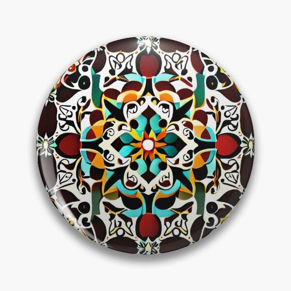Item preview, Teal Floral Intricate Adorn Aesthetic Enchanted Palace Tiles designed and sold by Zeporas Castle.