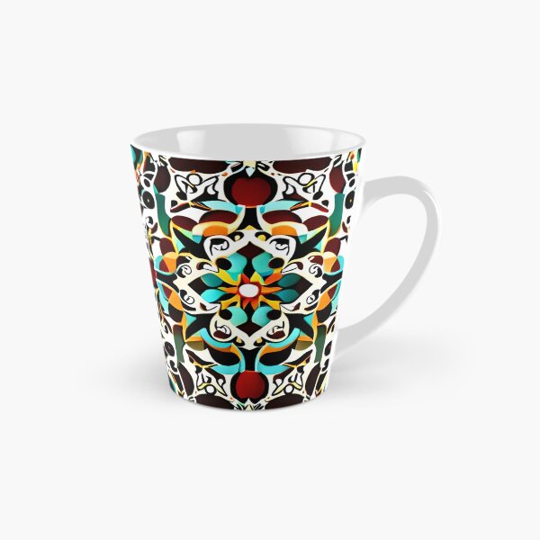 Item preview, Teal Floral Intricate Adorn Aesthetic Enchanted Palace Tiles designed and sold by Zeporas Castle.