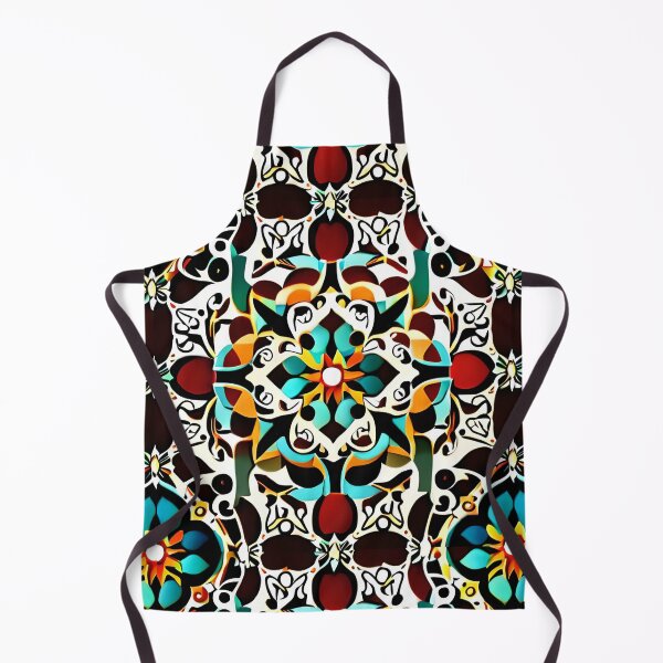 Item preview, Teal Floral Intricate Adorn Aesthetic Enchanted Palace Tiles designed and sold by Zeporas Castle.
