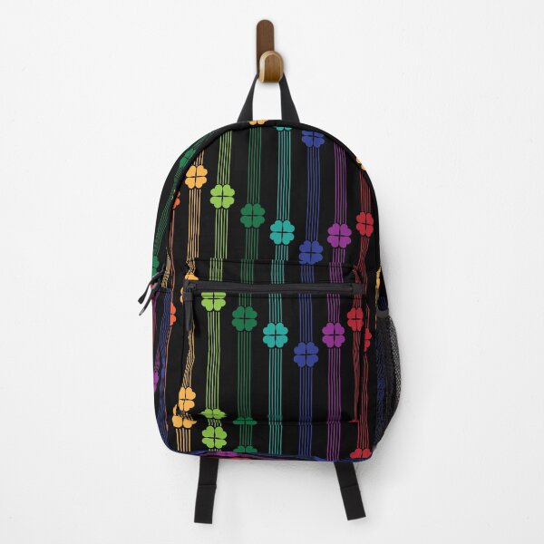Item preview, Rainbow Hearts Vertical Stripes on Black designed and sold by Digitalmyth's Designs.