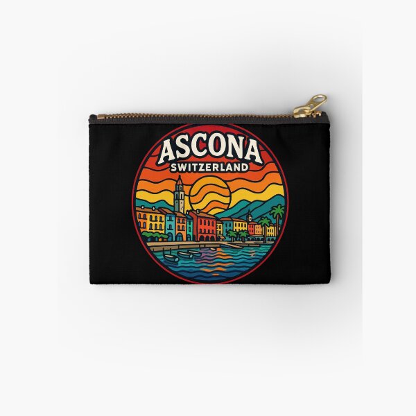 Item preview, Ascona Switzerland Colorful Trippy Art Travel designed and sold by TomFrontierArt.