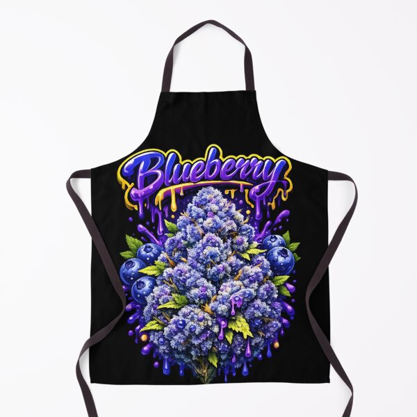 Item preview, Blueberry Classic Graffiti Print | Intense Berry Indica Strain Typography designed and sold by WAUZ.
