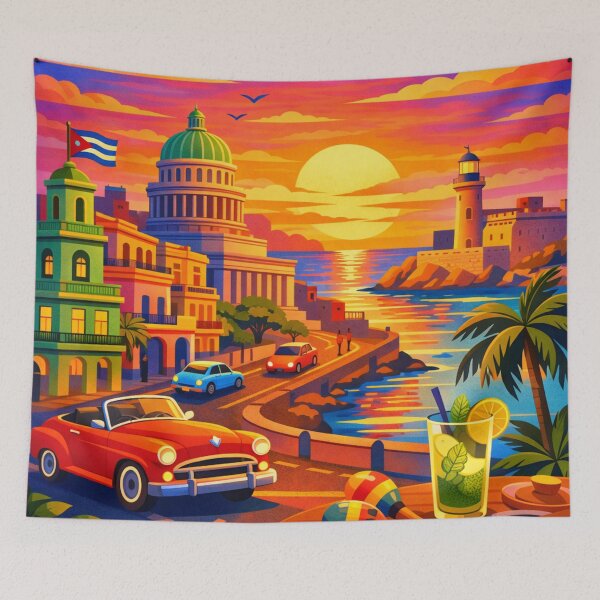 Item preview, Havana Cuba Travel Poster designed and sold by MatthewHeights.