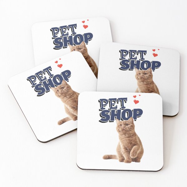 Item preview, Cute Brown Cat Pet Shop Promotional Graphic designed and sold by Creatby7030.