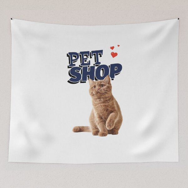 Item preview, Cute Brown Cat Pet Shop Promotional Graphic designed and sold by Creatby7030.