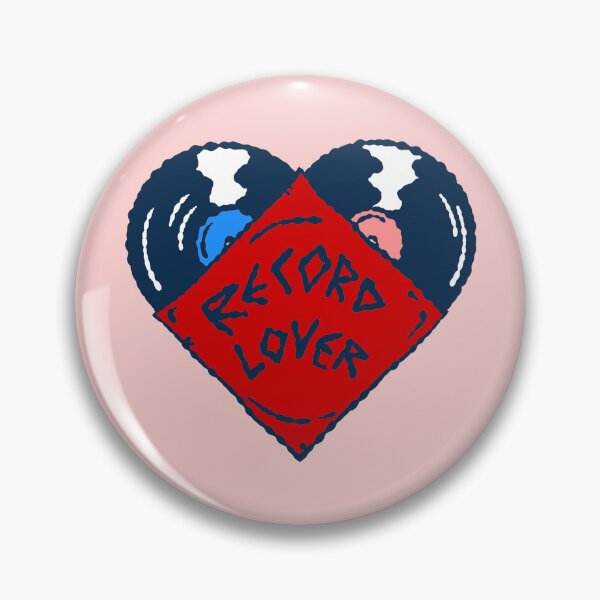Item preview, pop art record music lover vintage heart album  designed and sold by Gossip Rag.