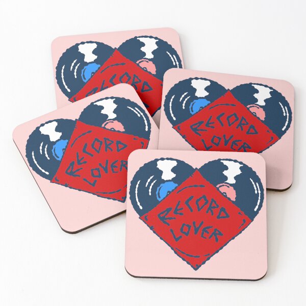 Item preview, pop art record music lover vintage heart album  designed and sold by Gossip Rag.
