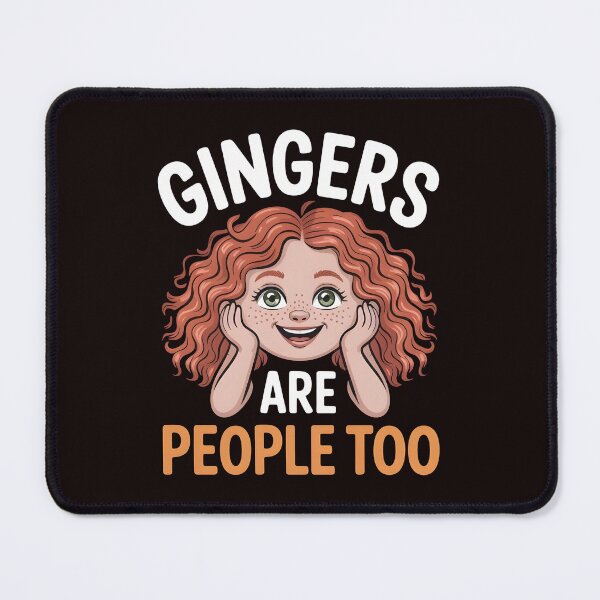Item preview, Gingers Are People Too – Ginger Humor Funny Saying designed and sold by Redgiant87x.
