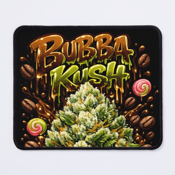 Item preview, Bubba Kush Graffiti Print | Earthy Coffee Indica Strain Typography designed and sold by WAUZ.