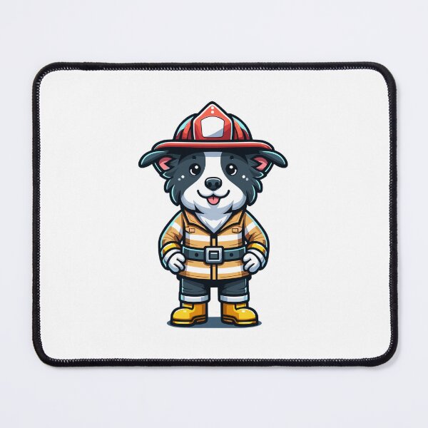 Item preview, Funny Border Collie Firefighter Gift for Firefighters and Dog Lovers designed and sold by CyfroweMysli.