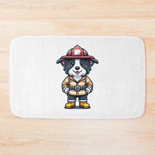 Item preview, Funny Border Collie Firefighter Gift for Firefighters and Dog Lovers designed and sold by CyfroweMysli.