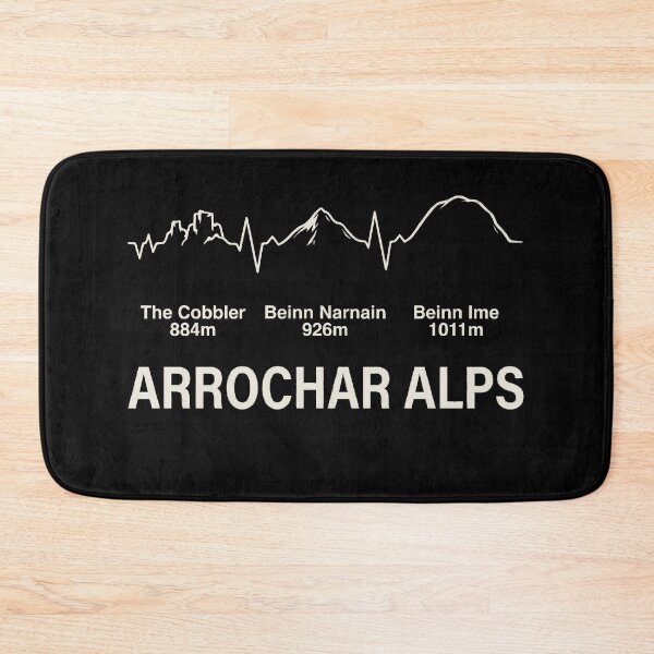 Item preview, Arrochar Alps Mountain Pulse: The Cobbler & Munros Scotland designed and sold by Loom on the Loch.