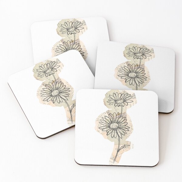 Item preview, Floral Vintage Newspaper Clipping on White designed and sold by AnimaliaStar.