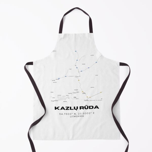 Item preview, Kazlų Rūda Lithuania Minimalist Map Print | Contemporary City Art designed and sold by RM-Journey.