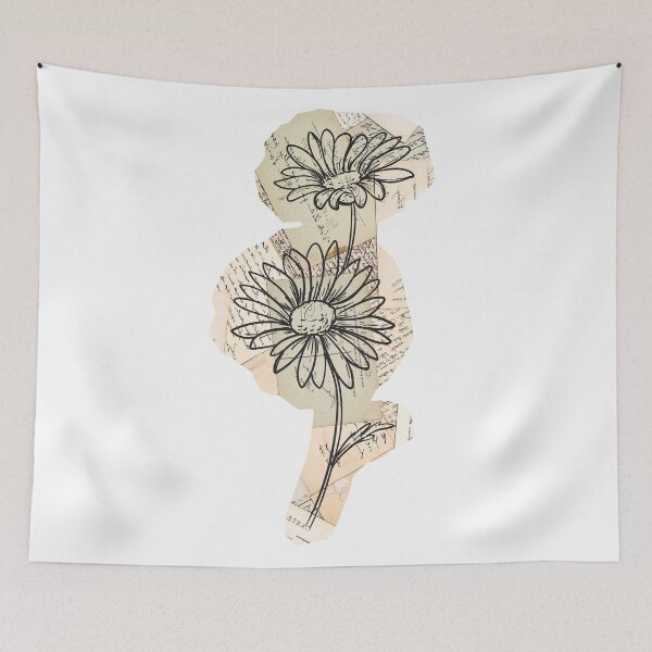 Item preview, Floral Vintage Newspaper Clipping on White designed and sold by AnimaliaStar.