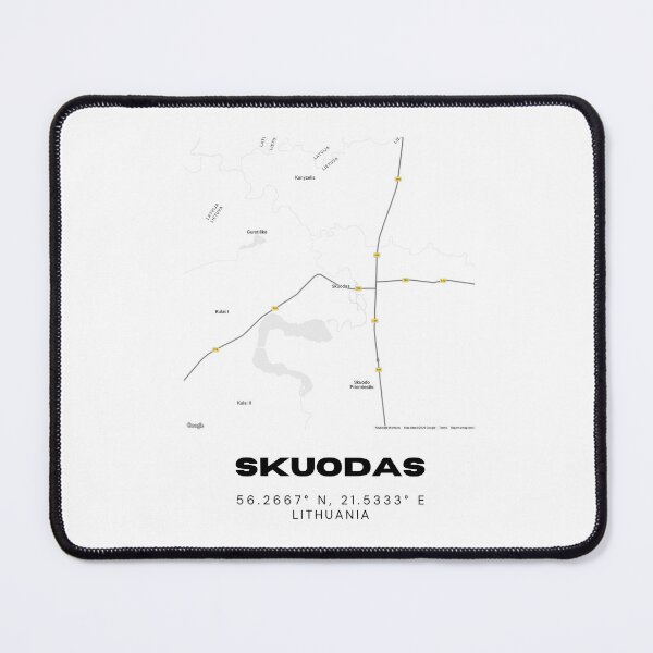 Item preview, Skuodas Lithuania Minimalist Map Art | Clean City Map Poster designed and sold by RM-Journey.