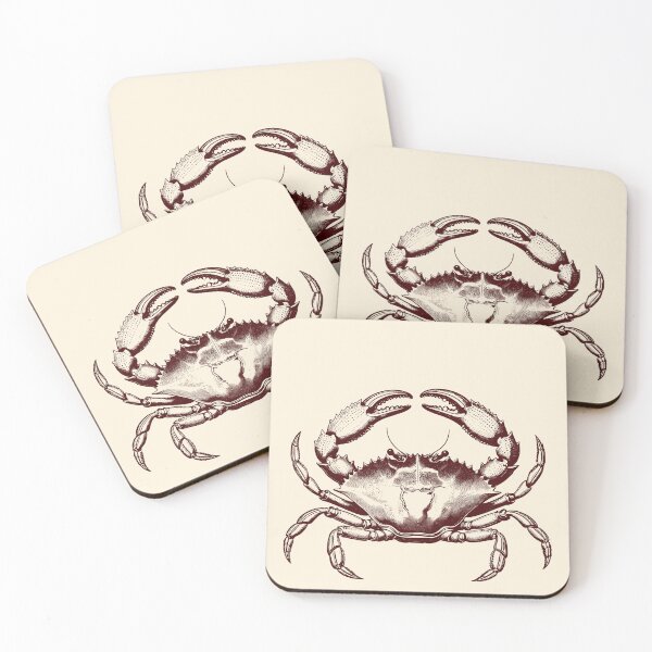 Item preview, Two vintage crab engraving patterns designed and sold by AestheticsTime.