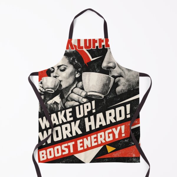 Item preview, Coffee Power – Vintage Productivity Poster designed and sold by ForeverPrintsOK.