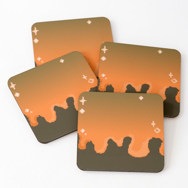 Item preview, Orange background print. Pixel fan art. designed and sold by YaroshMaria.