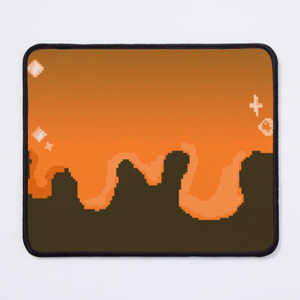 Item preview, Orange background print. Pixel fan art. designed and sold by YaroshMaria.
