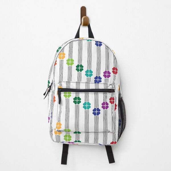 Item preview, Rainbow Hearts Black Vertical Stripes on White designed and sold by Digitalmyth's Designs.