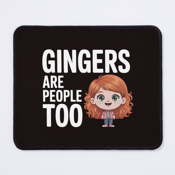 Item preview, Gingers Are People Too – Ginger Humor Redhead Joke Design designed and sold by Redgiant87x.