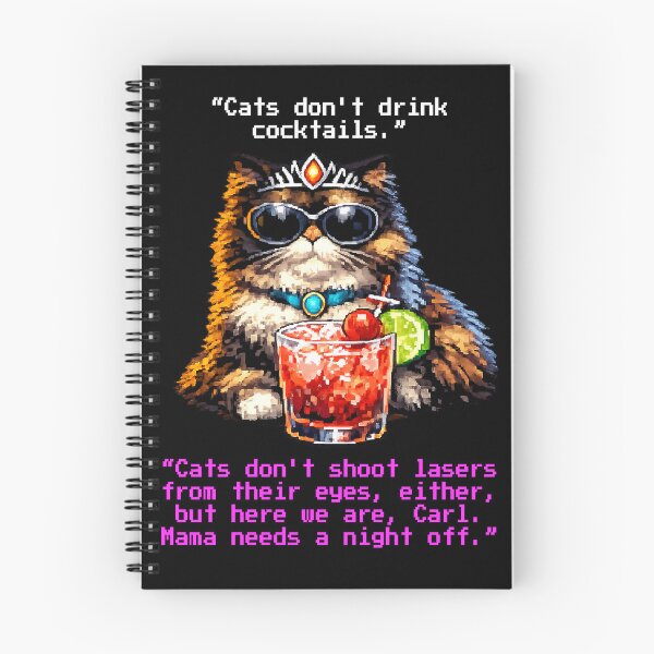 Item preview, Cats don't drink cocktails designed and sold by AgentCherry42.