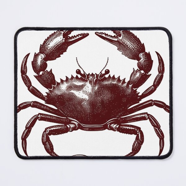 Item preview, Vintage Crab Trio: Marine Biology Engraving designed and sold by AestheticsTime.