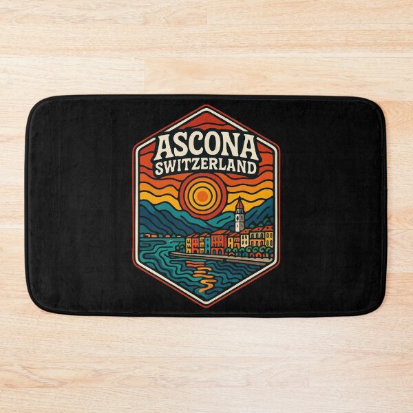 Item preview, Ascona Switzerland Trippy Art Travel designed and sold by TomFrontierArt.