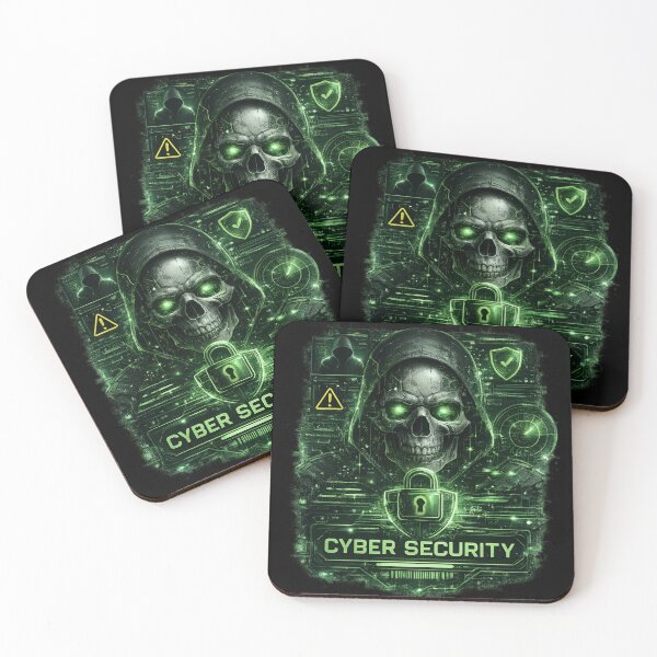 Item preview, Cyber Security Skull Hacker – Digital Protection designed and sold by SidTastic .