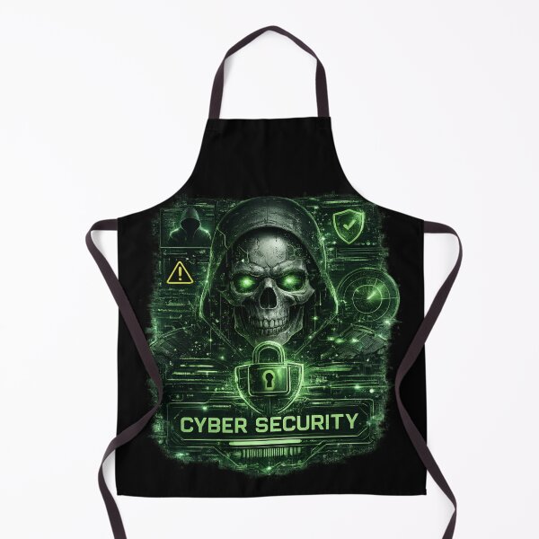 Item preview, Cyber Security Skull Hacker – Digital Protection designed and sold by SidTastic .