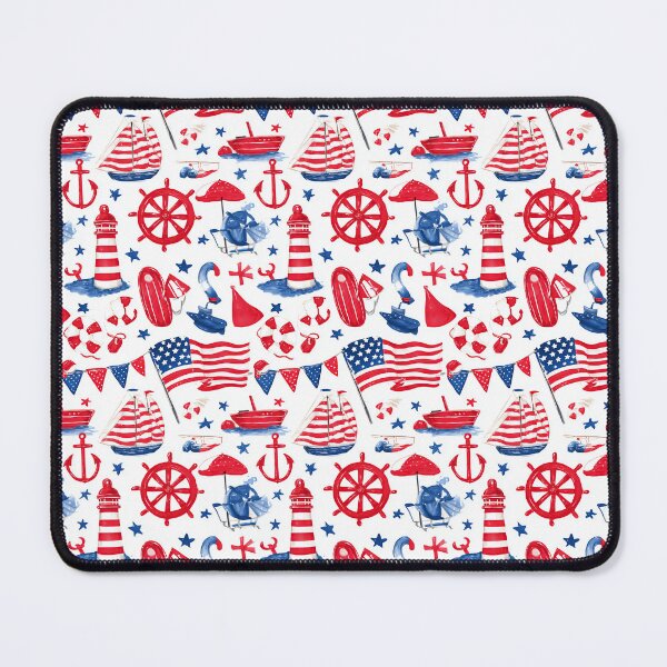 Item preview, Red White and Blue Nautical Pattern designed and sold by Piotrek0001.