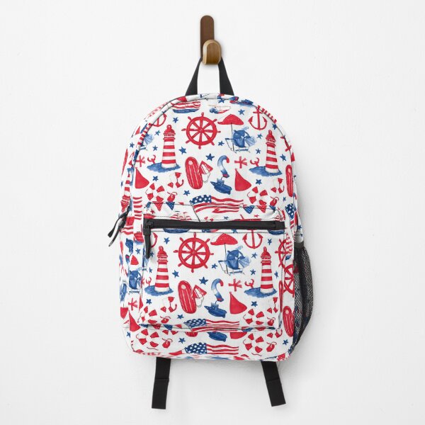 Item preview, Red White and Blue Nautical Pattern designed and sold by Piotrek0001.