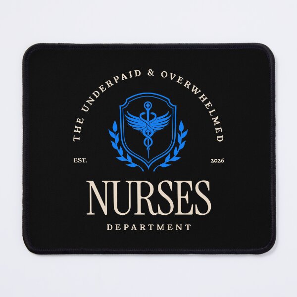 Item preview, Underpaid & Overwhelmed Nurses Dept. designed and sold by T-shirt Takedown.