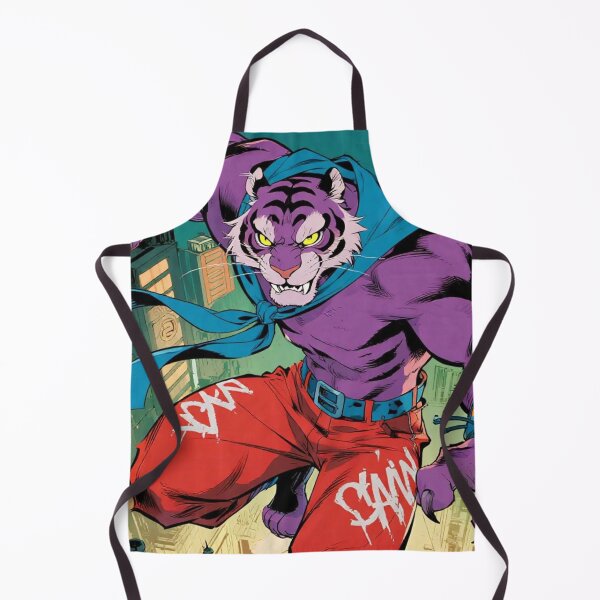 Item preview, Tiger Fury, Neon Flurry (V6) designed and sold by SabaMirzique.