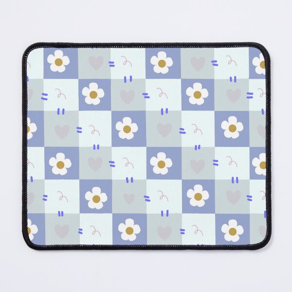 Item preview, Pastel Daisy Hearts Aesthetic Checkerboard designed and sold by FeefeeShop.