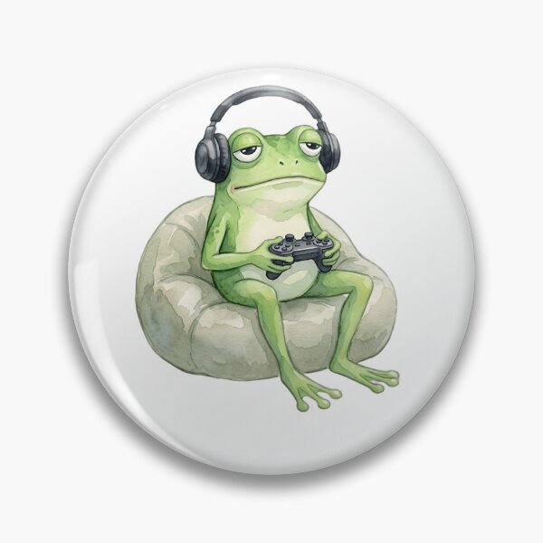 Item preview, Chilling frog designed and sold by DorpiDesign.