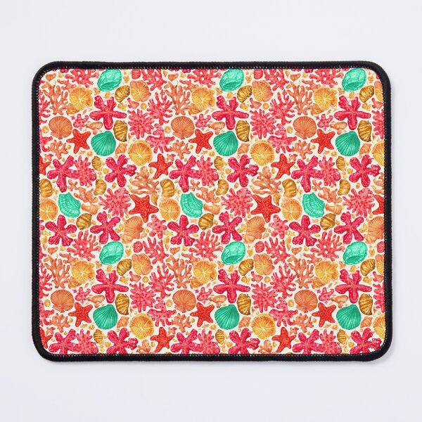 Item preview, Vibrant Red and Orange Coral Reef Pattern designed and sold by Piotrek0001.