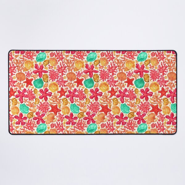 Item preview, Vibrant Red and Orange Coral Reef Pattern designed and sold by Piotrek0001.