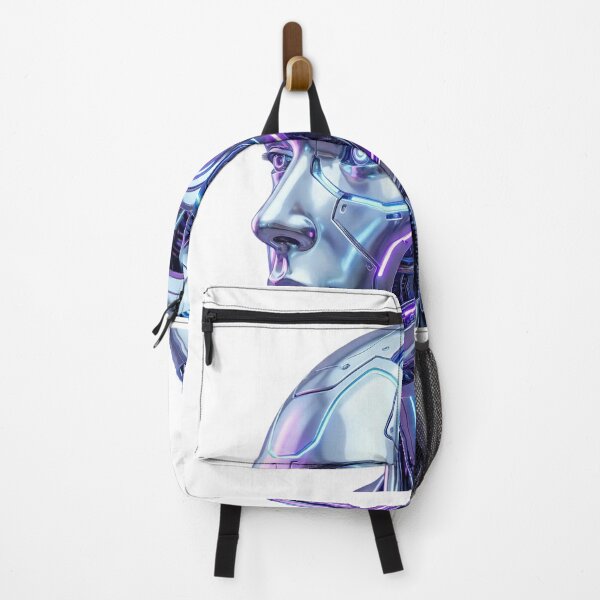 Item preview, Sci-Fi Robot Head | Chrome Sentinel designed and sold by Tee-Tribu.
