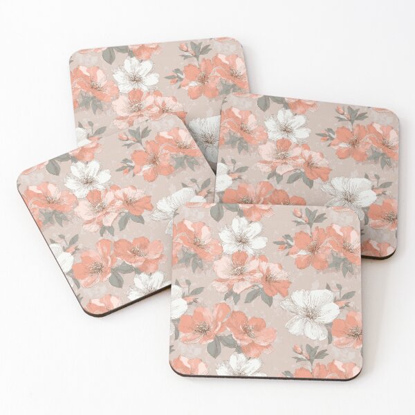 Item preview, Cute Gardenias Texture  - Birth Flower Pattern  - Housewarming Gifts designed and sold by RoyalStarsPatts.