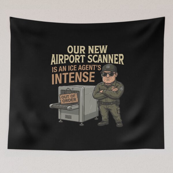 Item preview, Our New Airport Scanner Is An ICE Agent’s Intense designed and sold by DexertimaArt.