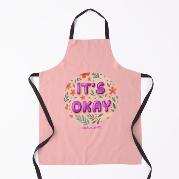 Item preview, It’s Okay | Positive Quote with Floral Design designed and sold by Charco.Store – Bold Expressive Graphics & Alt Streetwear Art.