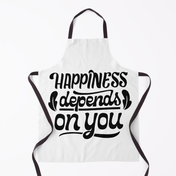 Item preview, Happiness Depends On You Inspirational Quote Design designed and sold by FunSticky14.